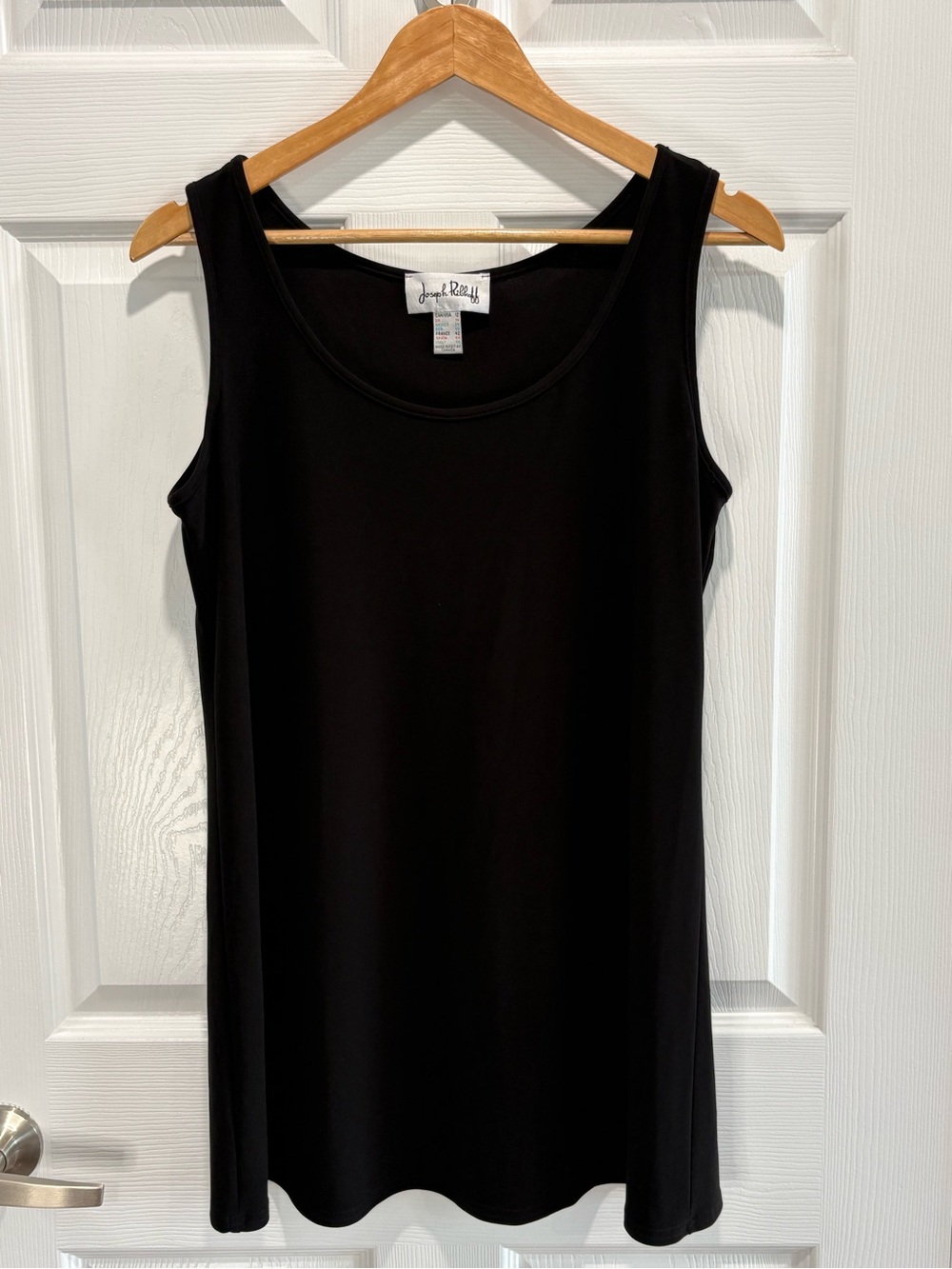 Joseph Ribkoff Black Scoop Neck Tank Top Cami 12 L Essential Layering